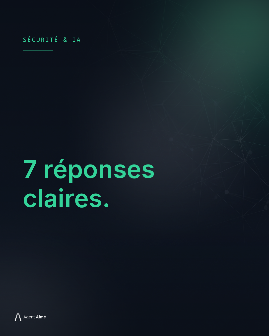 Sécurité des données et IA — appel à l'action Agent Aimé